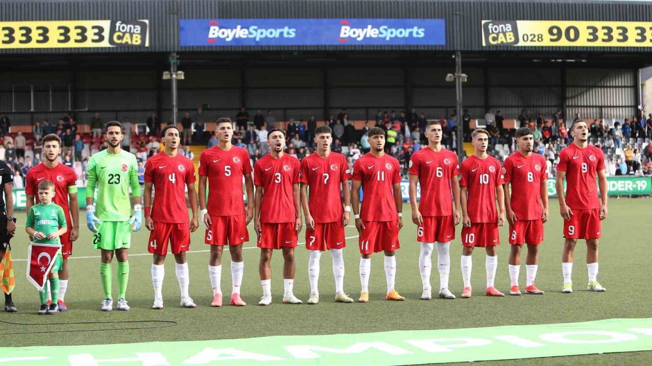 U19 Milli Futbol Takımı, Fransa’ya 2-1 yenildi