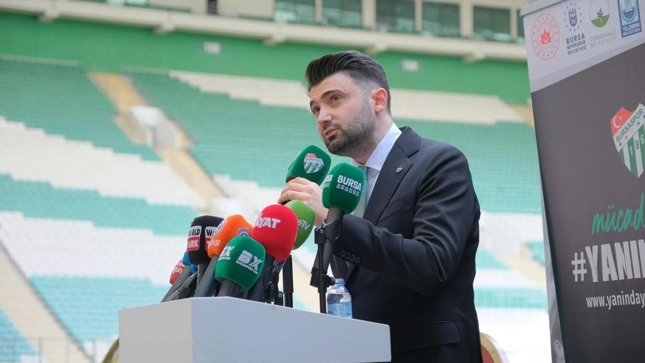 Bursaspor Başkanı Enes Çelik: “Görevi bırakma dahil her türlü kararı almaya hazırız”