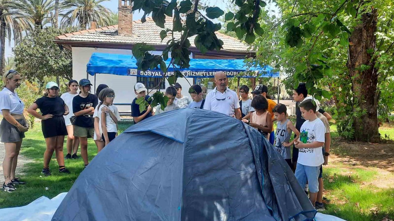 Doğa kampı ilk misafirlerini ağırladı