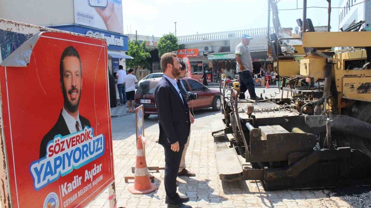 Ceyhan Belediyesi çarşı trafiğini rahatlatacak yeni yolu hizmete açtı