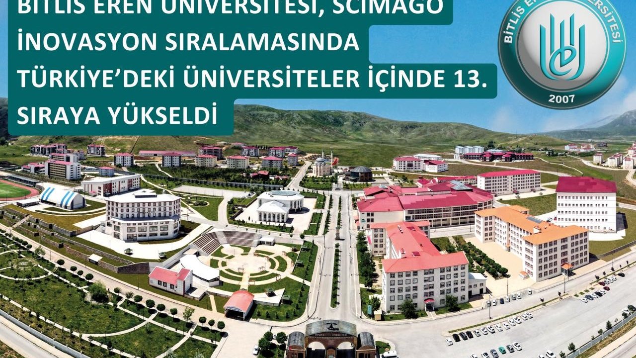 BEÜ, SCIMAGO İnovasyon sıralamasında 13’üncü sıraya yükseldi