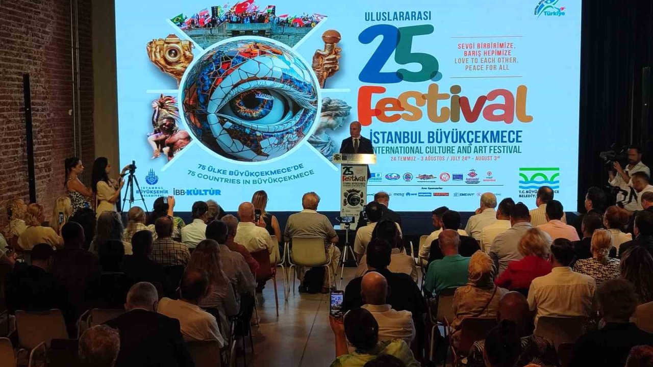 Uluslararası 25. İstanbul Büyükçekmece Kültür ve Sanat Festivali basın toplantısı yapıldı