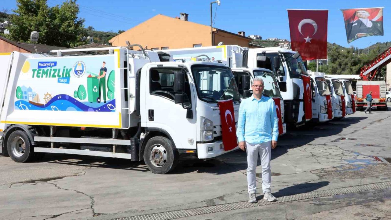 Mudanya’da bir ayda 5 bin ton evsel atık toplandı