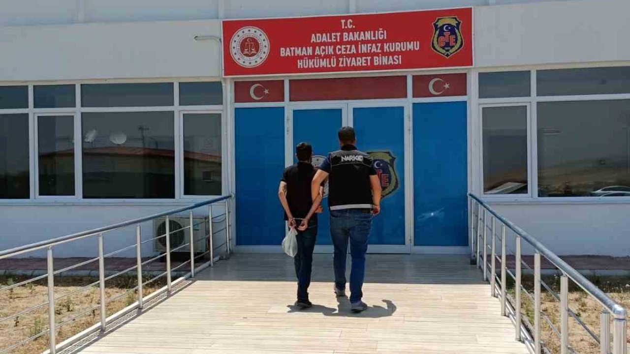 Siirt’te firari uyuşturucu hükümlüsü yakalandı