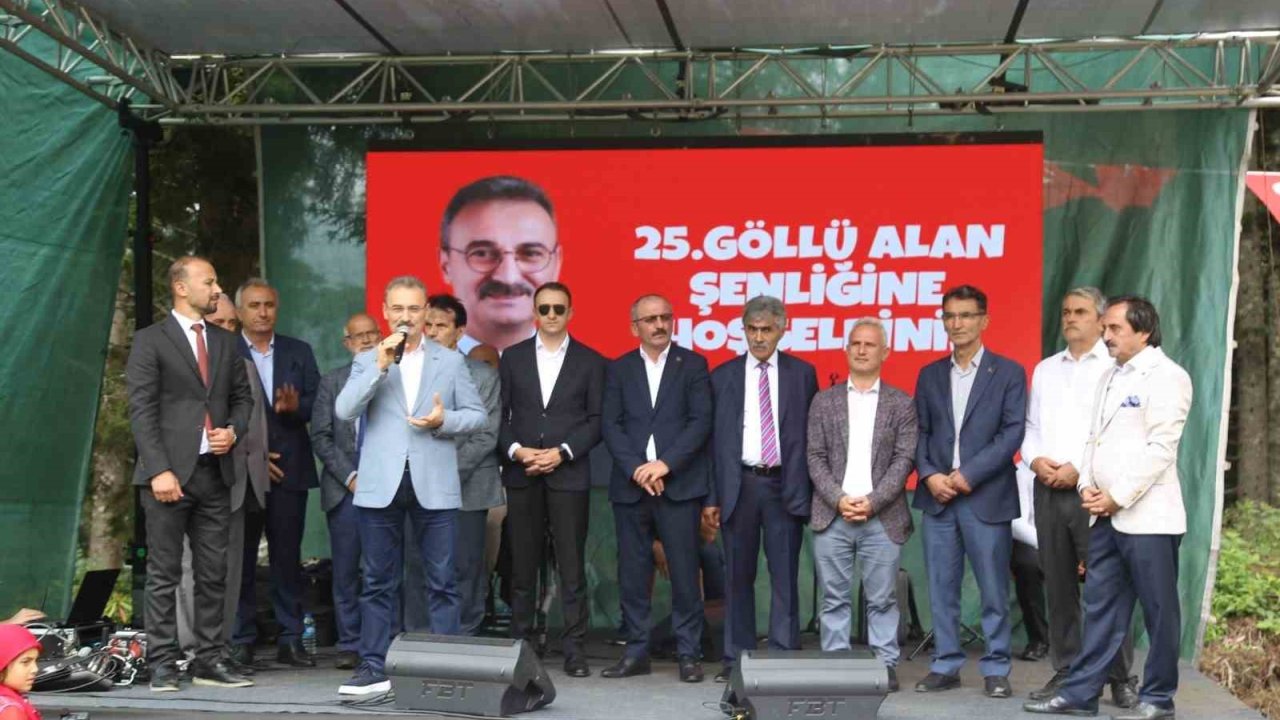 25. Göllüalan Yayla Şenliği yoğun katılımla yapıldı