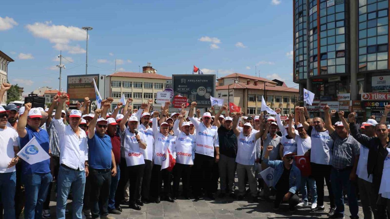 İşçiler BBP’li Başkanı protesto etti