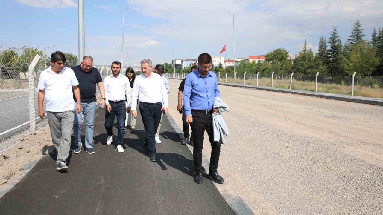 Melikgazi’den şehrin trafik yükünü alacak yeni yol