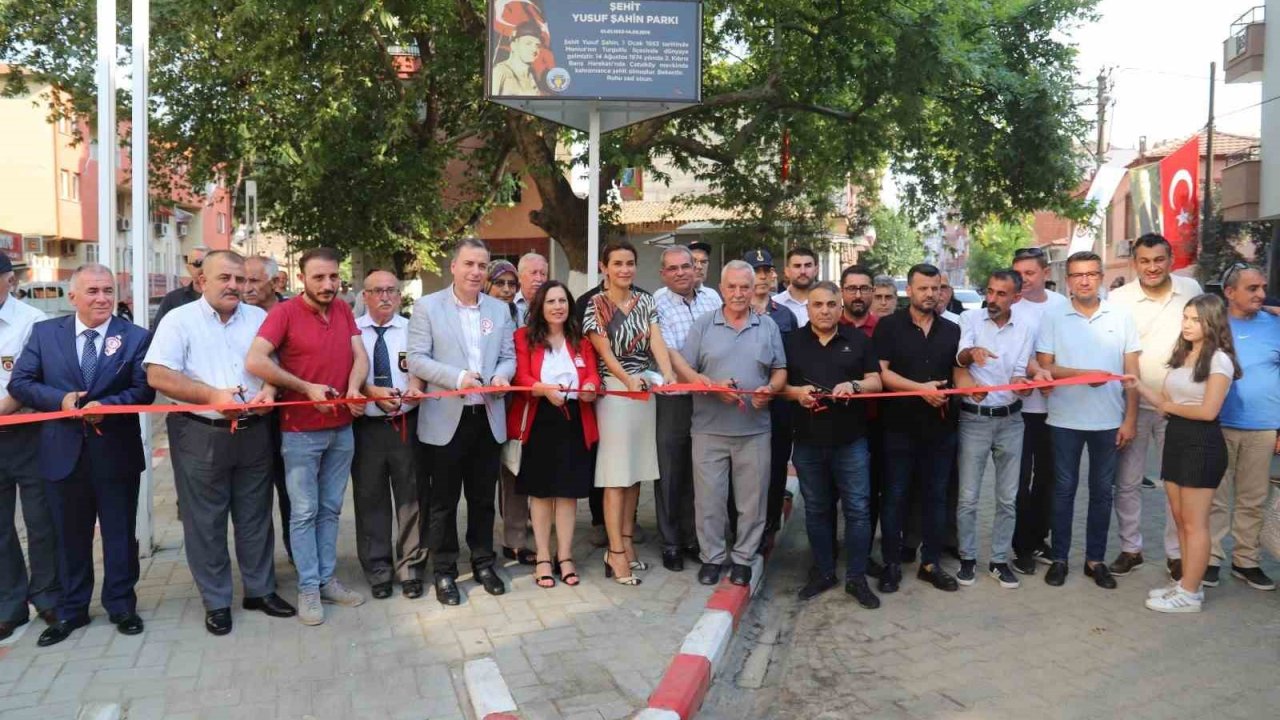 Kıbrıs Şehidi Turgutlulu Yusuf Şahin’nin adını yaşatıldı