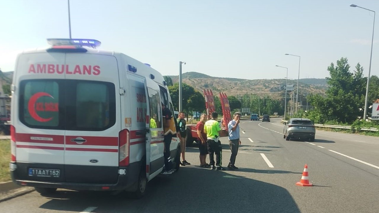 Bilecik’te meydana gelen trafik kazasında 1 kişi yaralandı