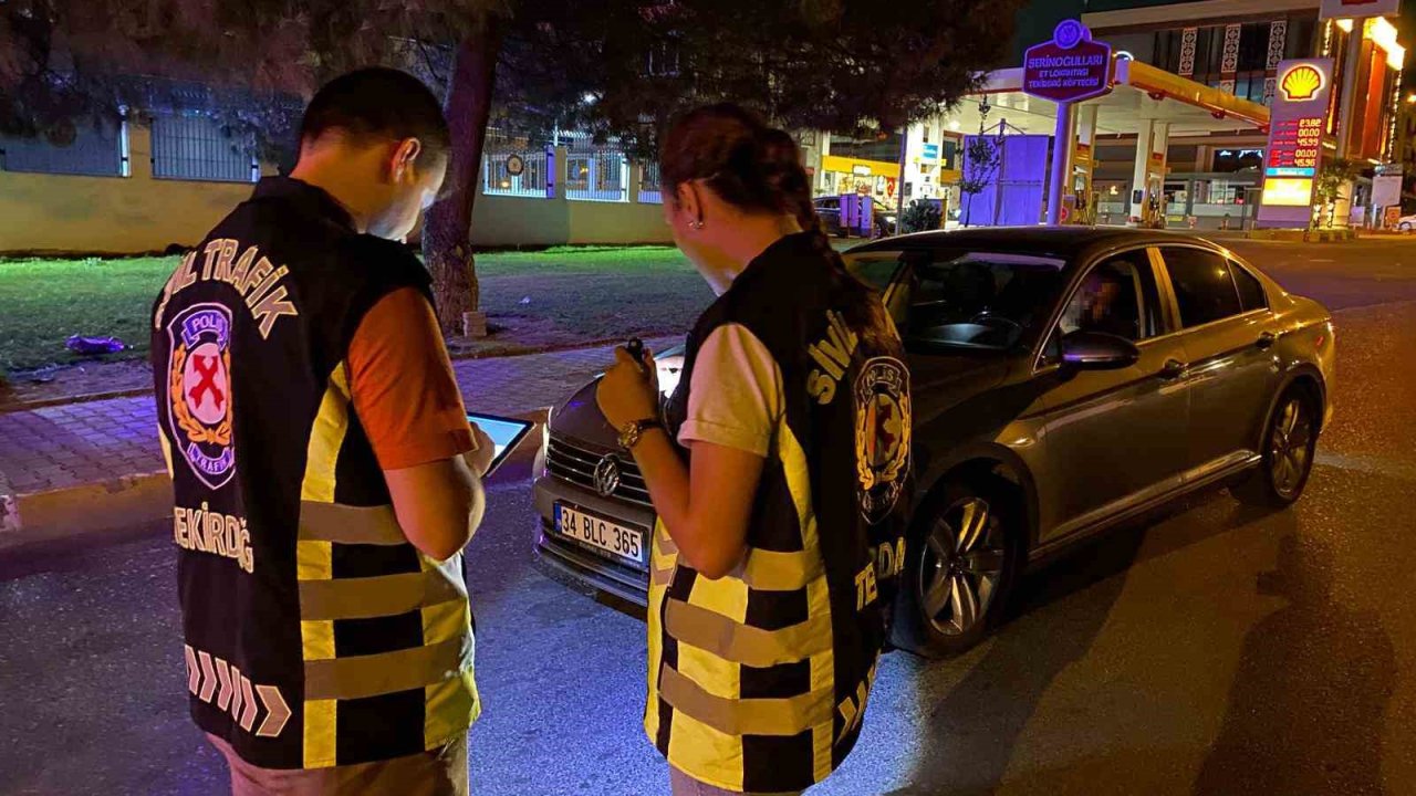 Tekirdağ’da trafik denetimleri sıklaştı