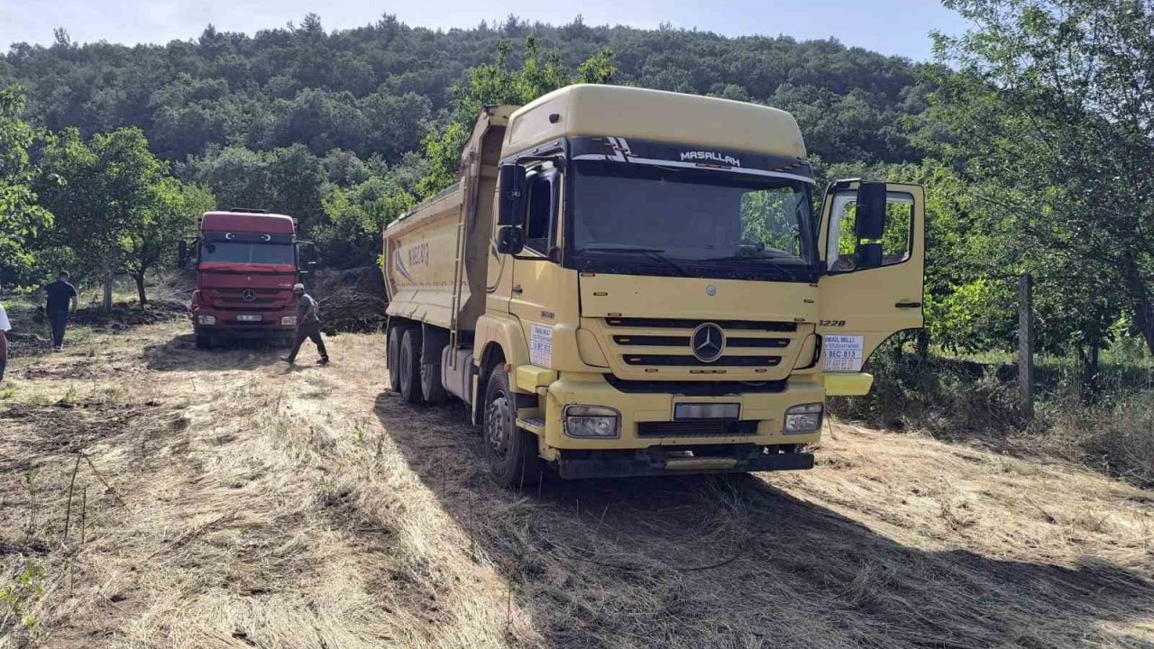 Osmangazi’de kaçak hafriyat dökenlere ceza