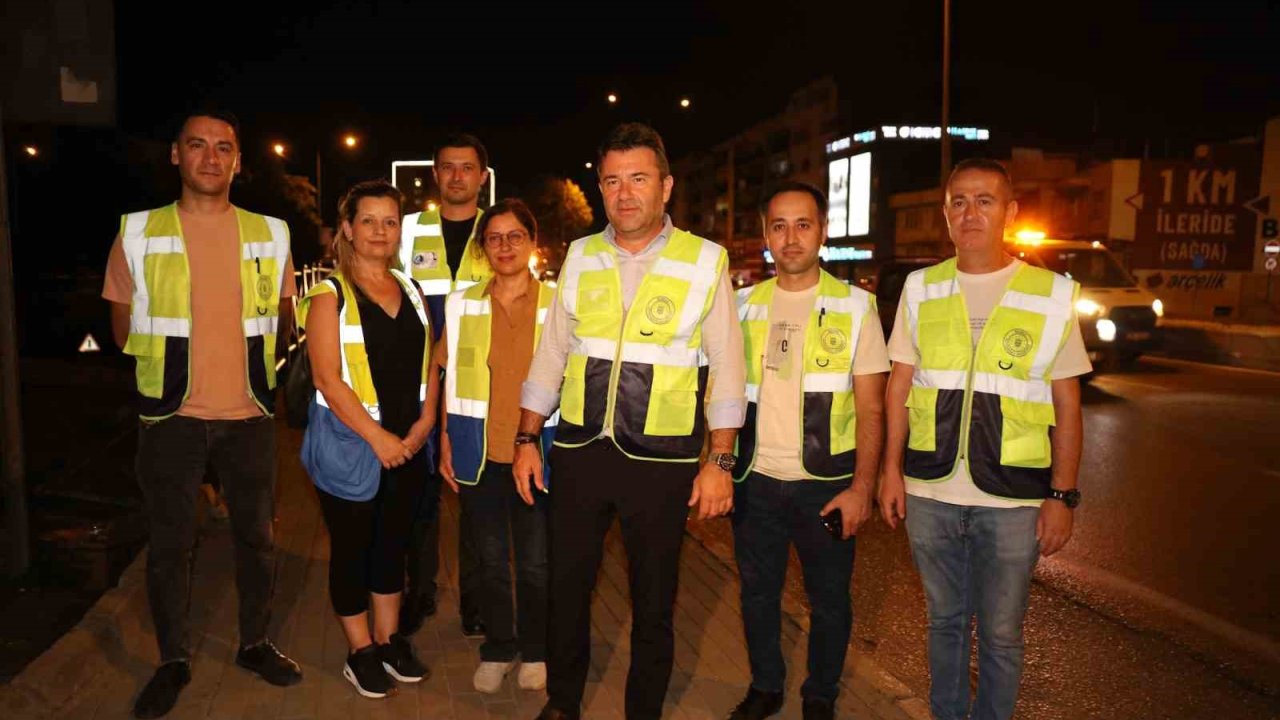 Bursa Büyükşehir’den daha temiz bir Bursa için gece mesaisi