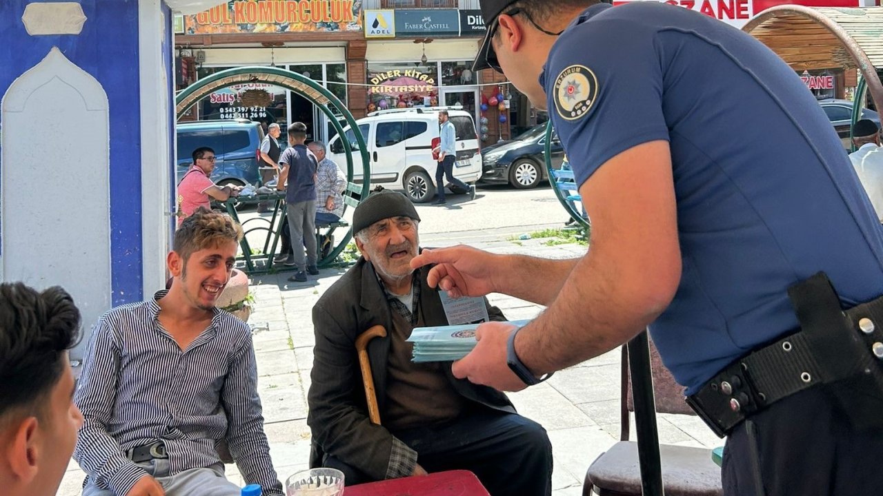 Hınıs polisinden vatandaşa broşürlü uyarı