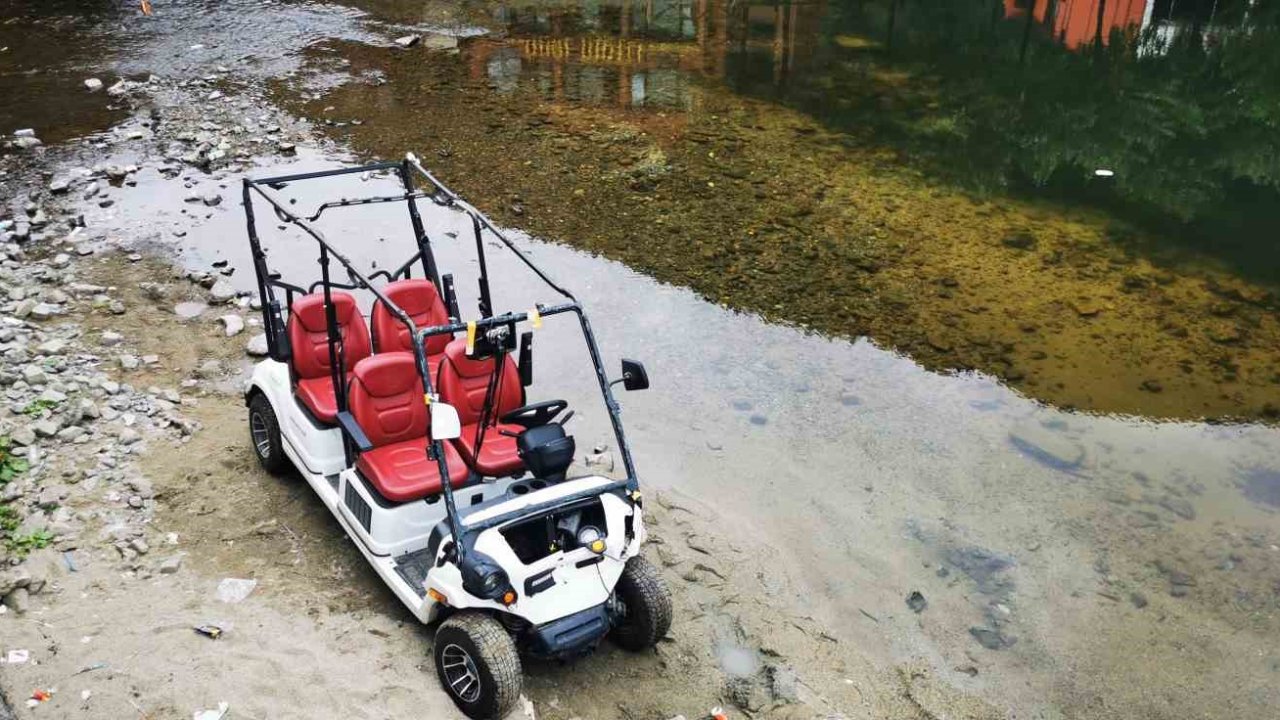 Uzungöl’de ticari amaçla kiralanan ATV ve golf araçları toplatıldı