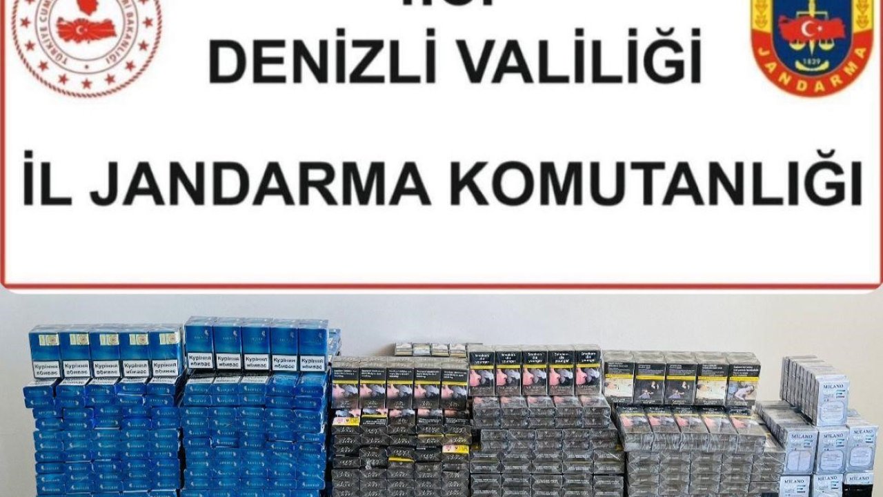 Denizli’de 200 karton kaçak sigara ele geçirildi