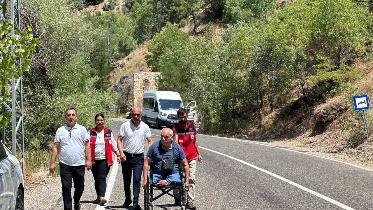 Tunceli’de engelli vatandaşın isteği yerine getirildi.