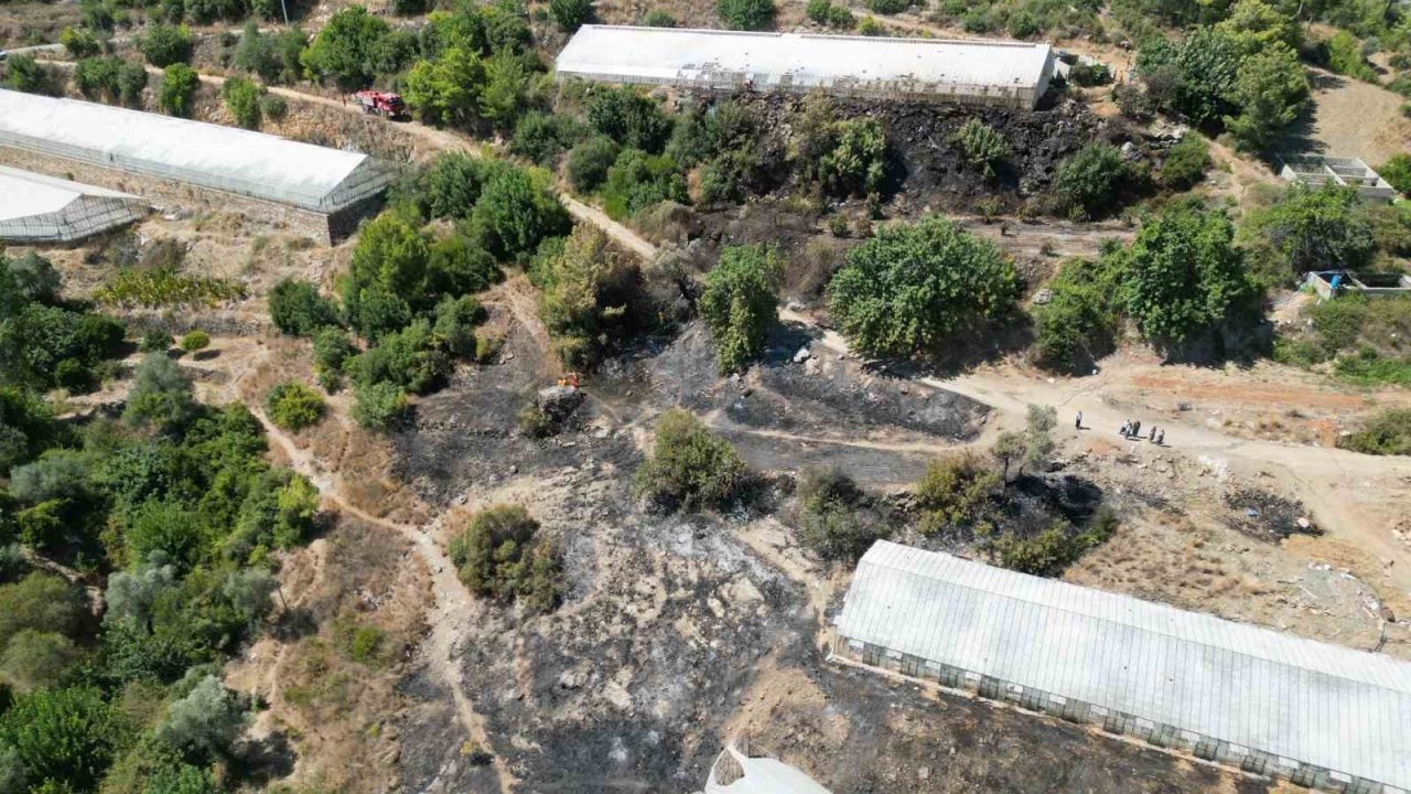 Yerleşim yerine yakın noktada çıkan ve ormana sıçrayan yangın söndürüldü