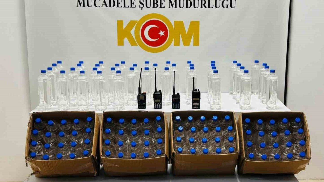 Samsun’da 200 litre etil alkol ele geçirildi