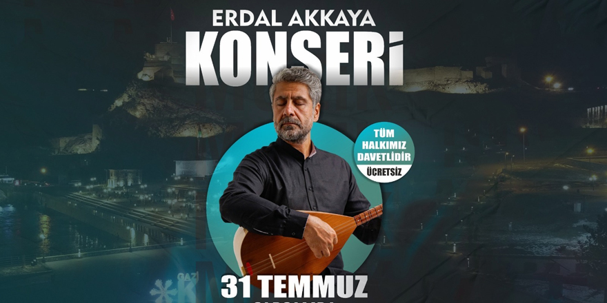 Kars'ta Erdal Akkaya konser verecek