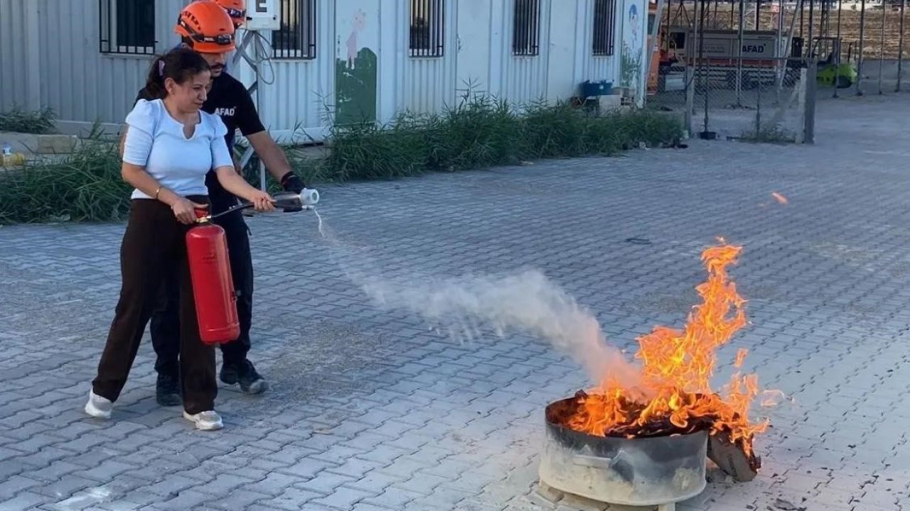 AFAD Gönüllüsü gençler eğitimden geçiyor