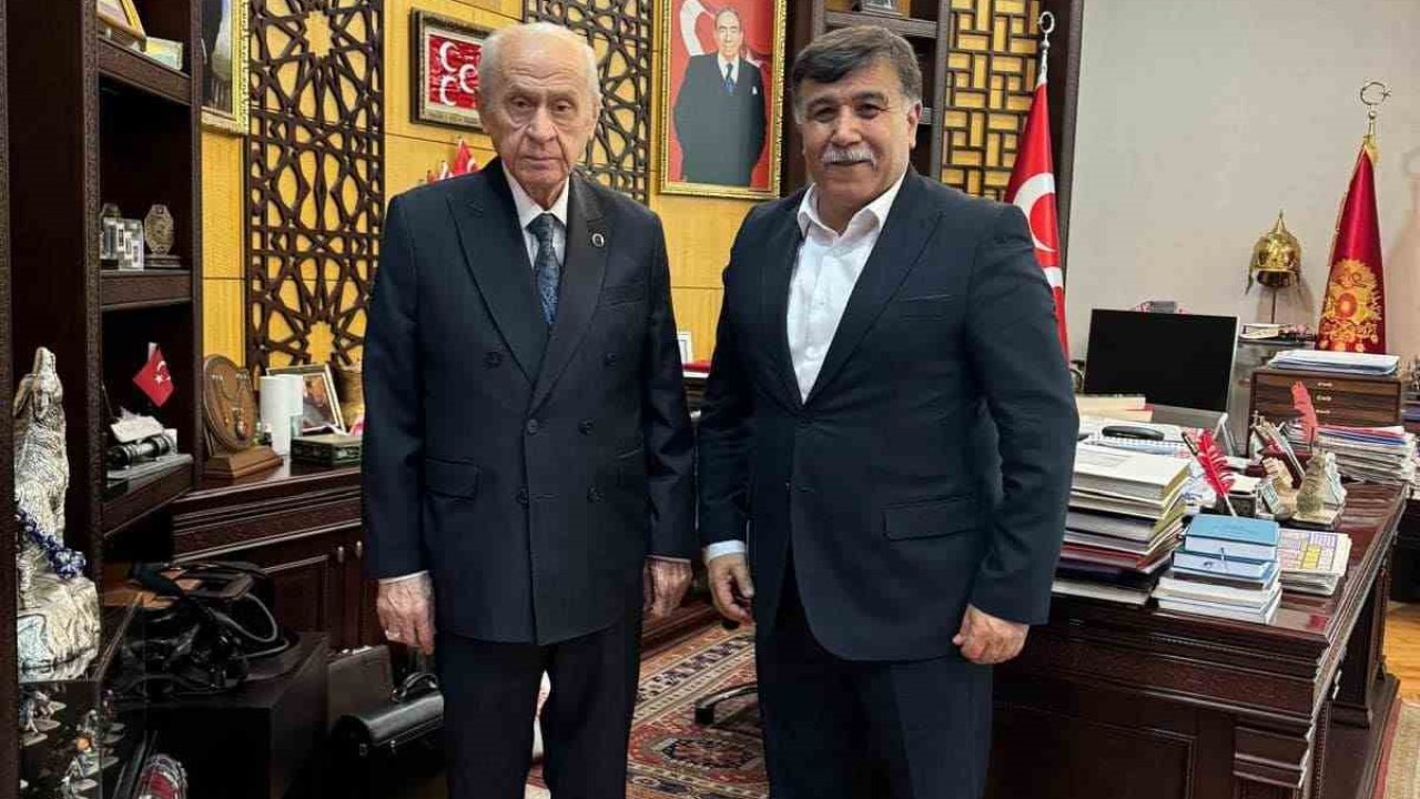 Emet Belediye Başkanı Mustafa Koca, Devlet Bahçeli ile görüştü