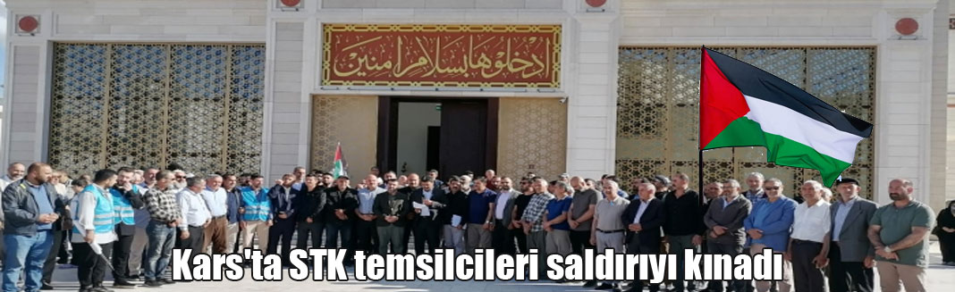 Kars'ta STK temsilcileri saldırıyı kınadı