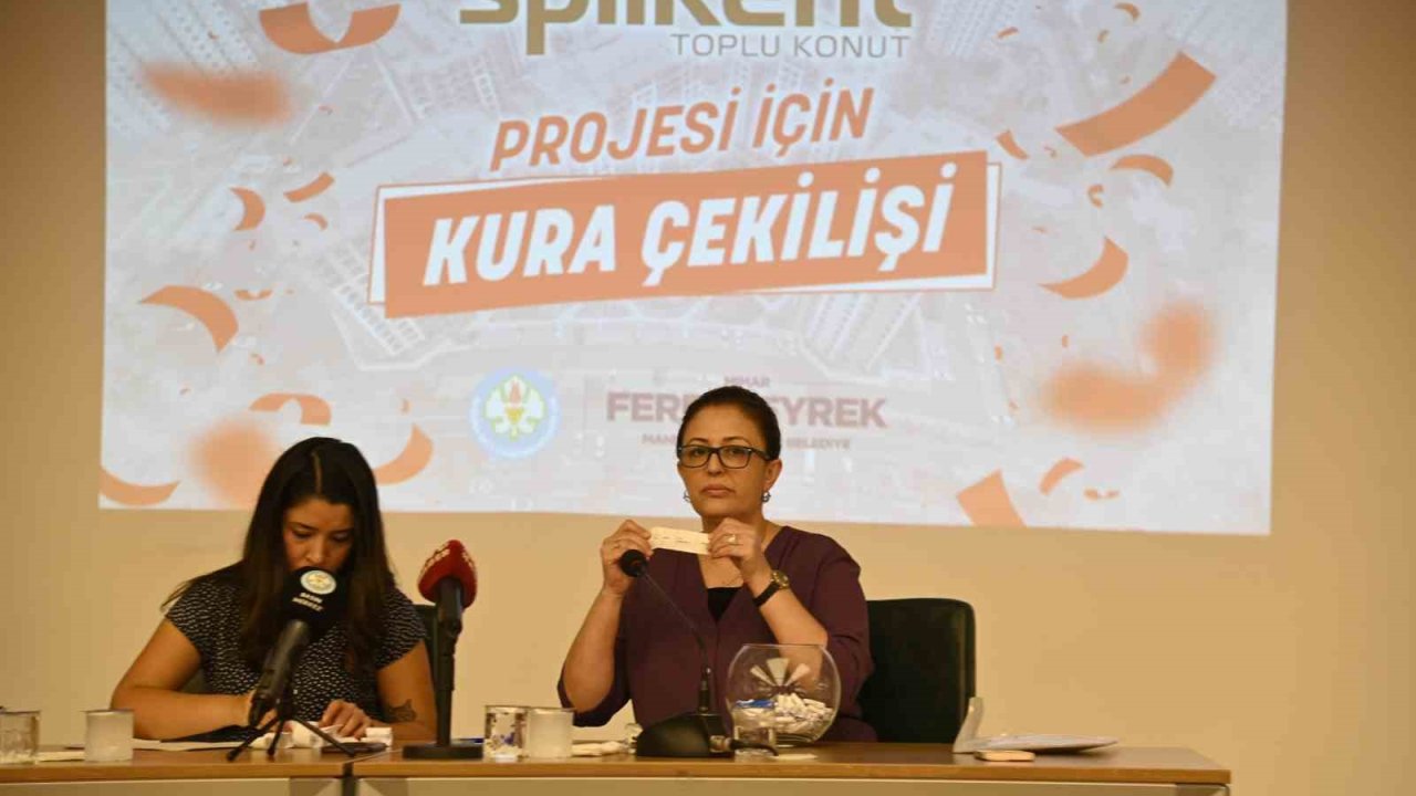 Manisa’da Spilkent Toplu Konut Projesi kuraları çekildi