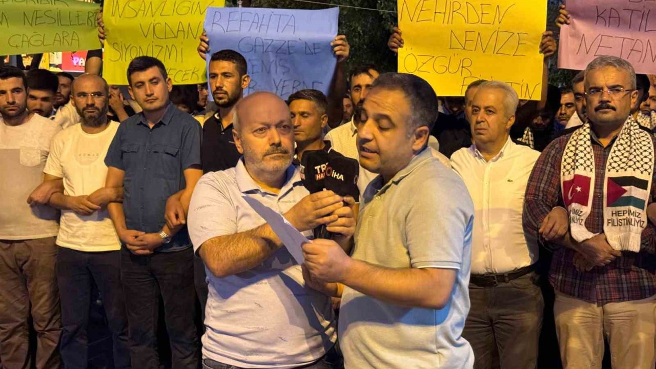 Haniye suikastı Adıyaman’da protesto edildi