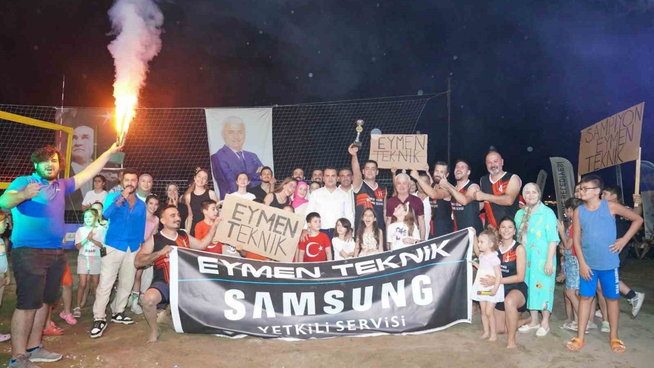 Finike’de voleybol heyecanı yaşandı