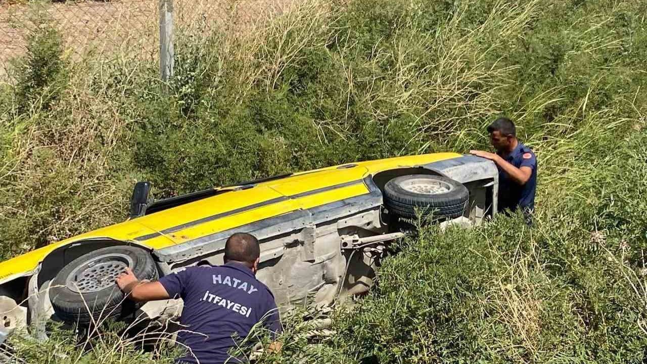 Antakya’da trafik kazası: 1 yaralı