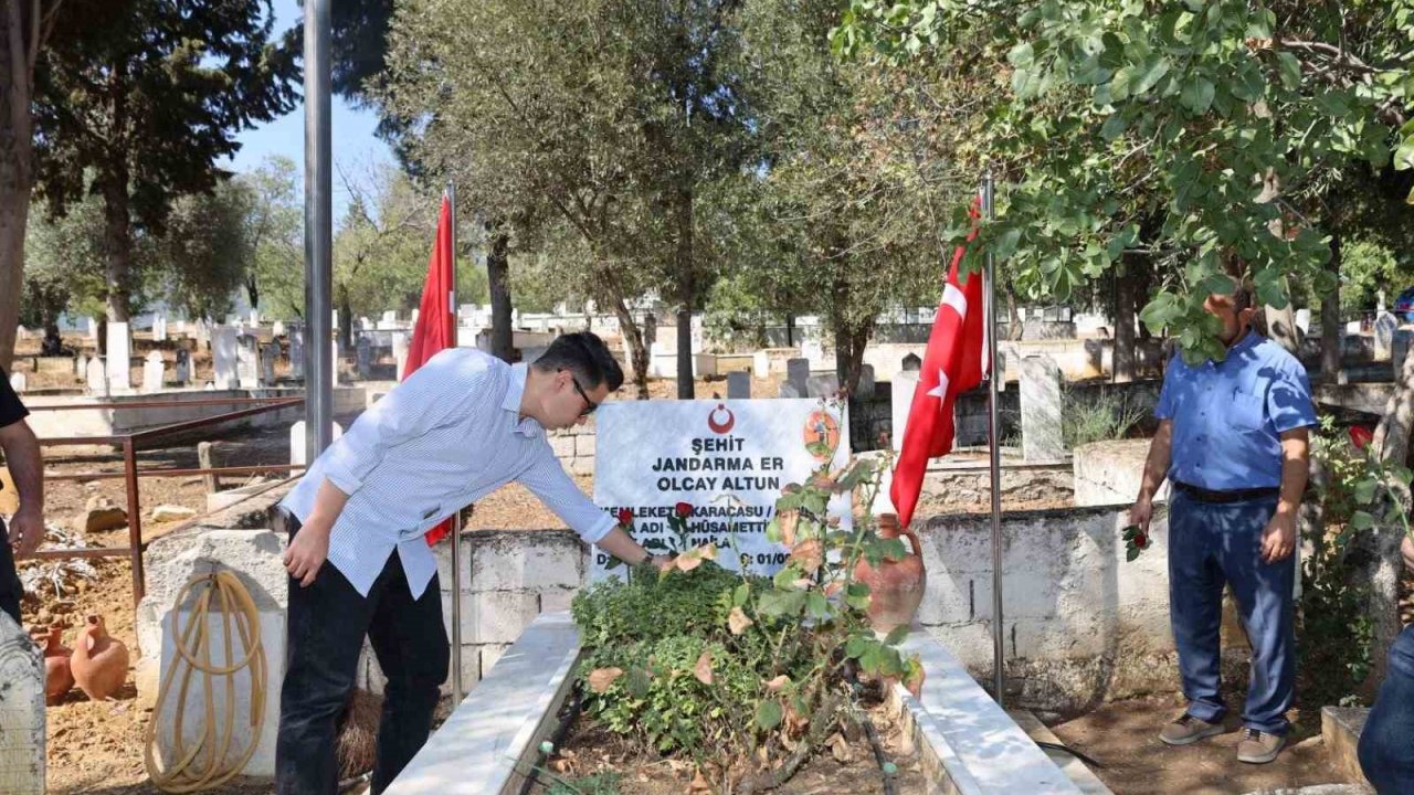 Şehit jandarma er Altun mezarı başında anıldı