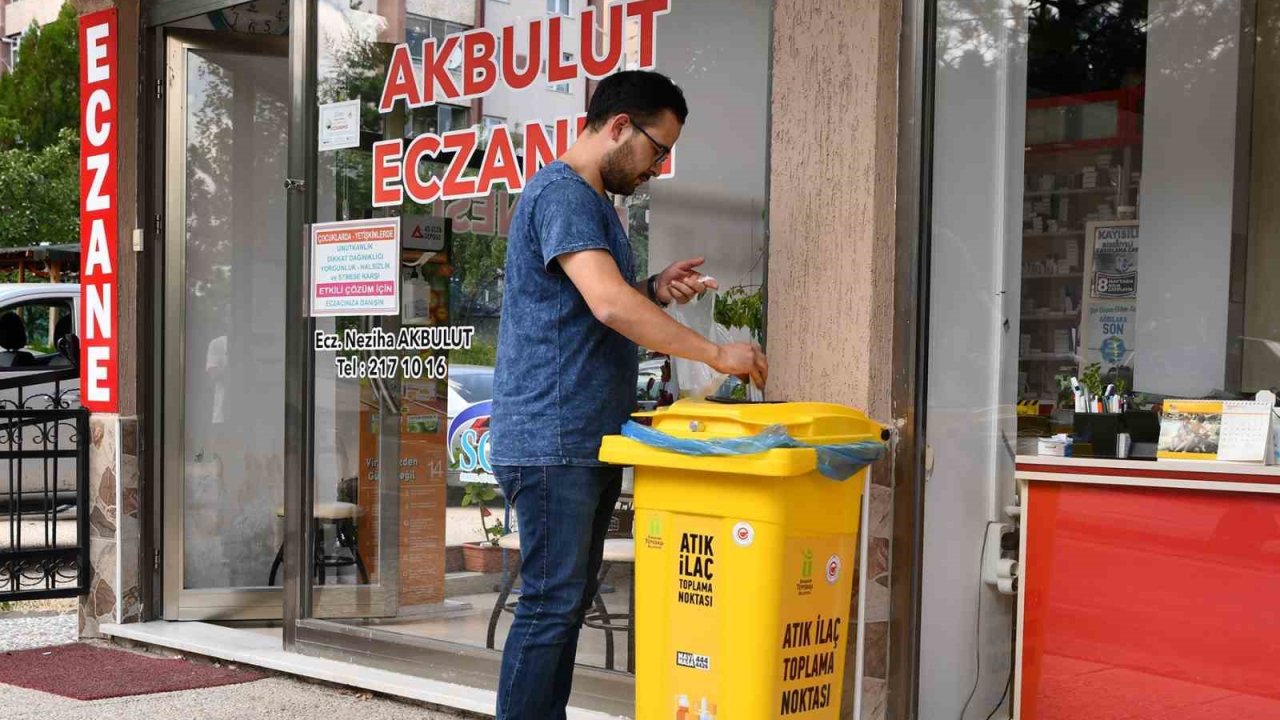 Tepebaşı’nda yılın ilk 6 aylık döneminde 2 ton atık ilaç toplanıp imha edildi