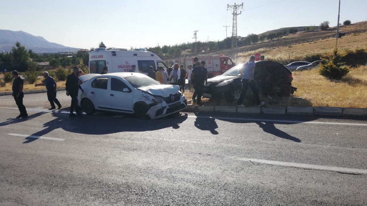 Elazığ’da trafik kazası: 1 yaralı