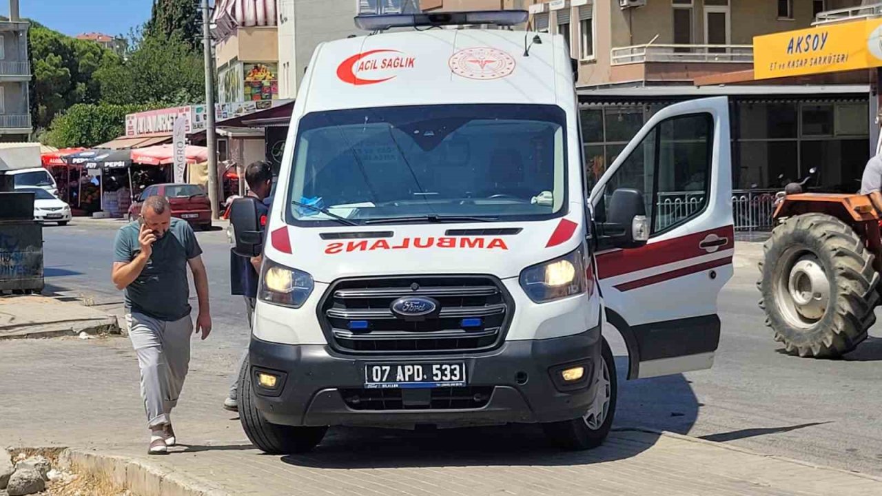 Gazipaşa’da otomobil ile motosiklet çarpıştı: 1 yaralı