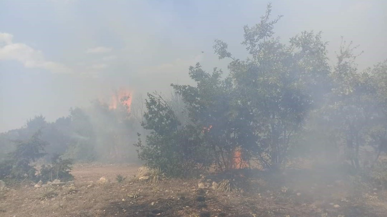 Han’da çıkan yangın büyümeden söndürüldü