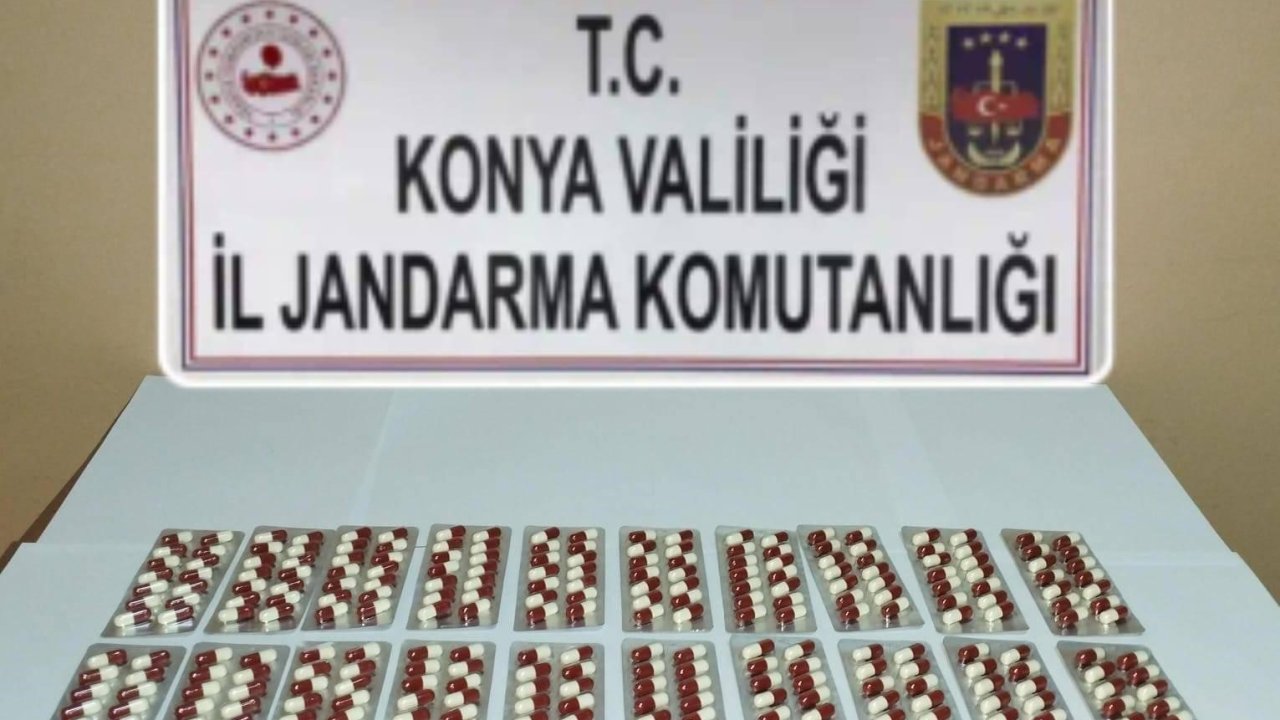 Konya’da jandarmadan uyuşturucu operasyonu