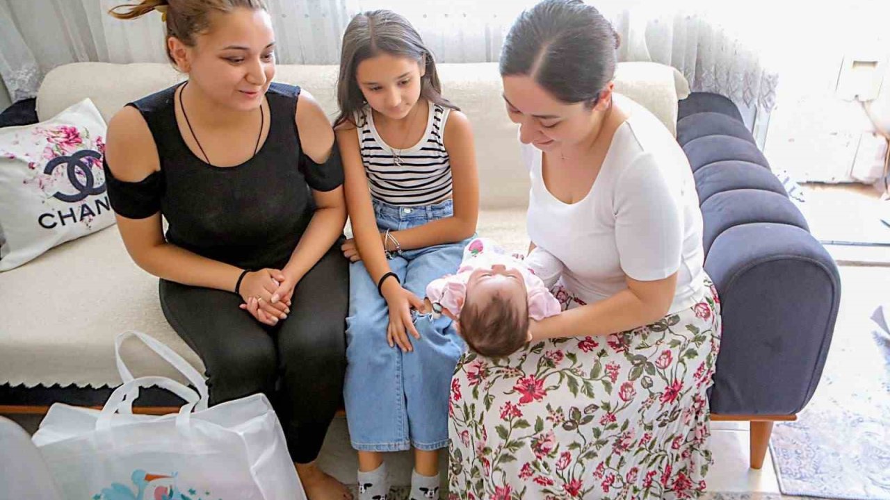 Yeni doğan bebekleri olan ihtiyaç sahibi ailelere destek paketi