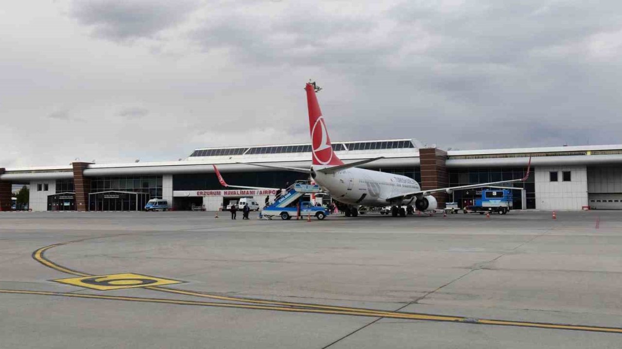 Erzurum’da yedi ayda 4 bin 516 uçuş gerçekleşti