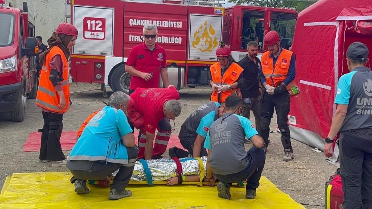 Çankırı’da 82 gönüllü UMKE personeli 7 gün 24 saat görev için hazır bekliyor