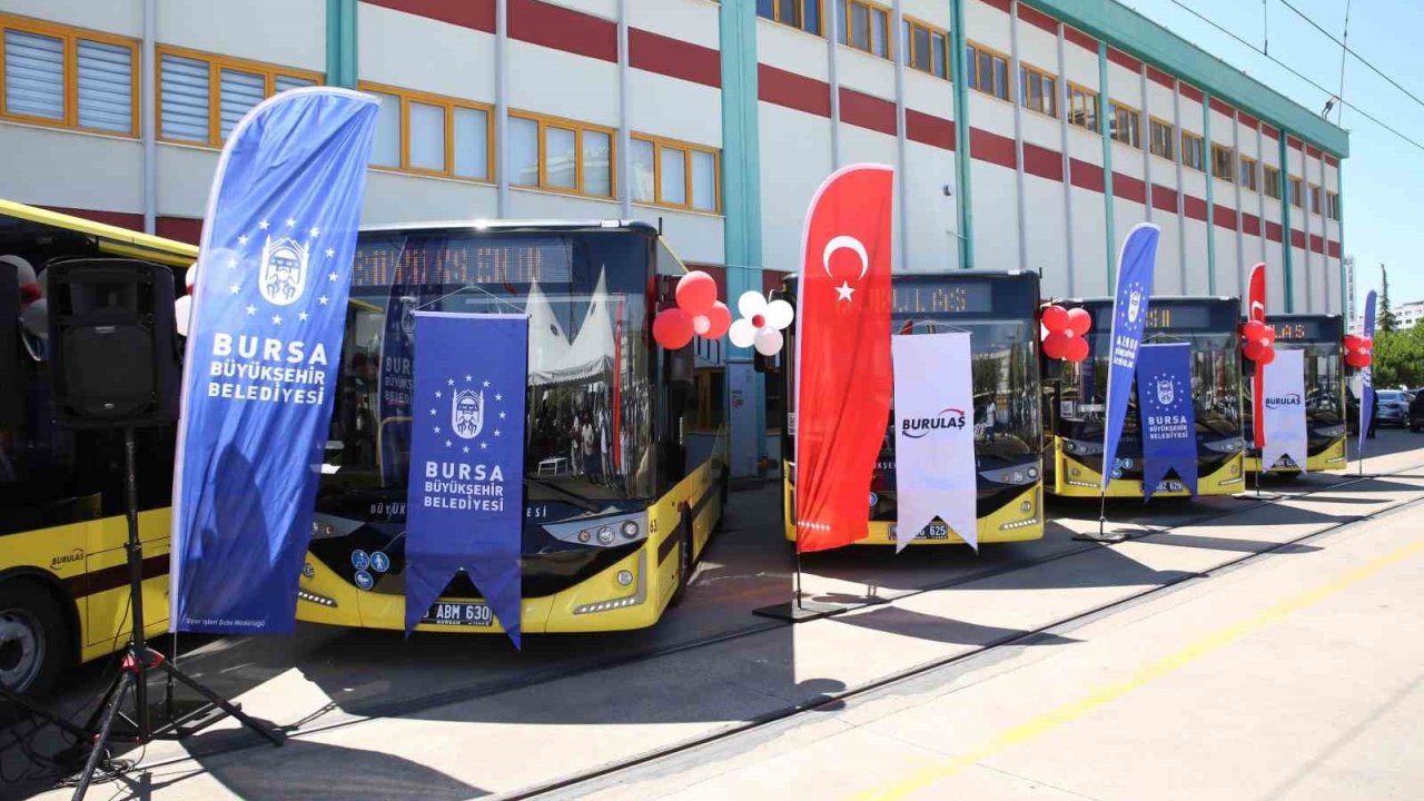 Bursa Büyükşehir’in ulaşım filosu büyüyor