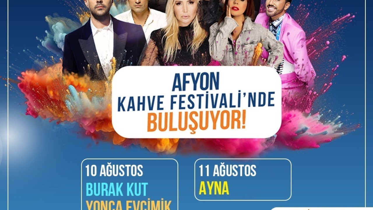 Afyon Kahve Festivali’nde 90’lar rüzgârı esecek