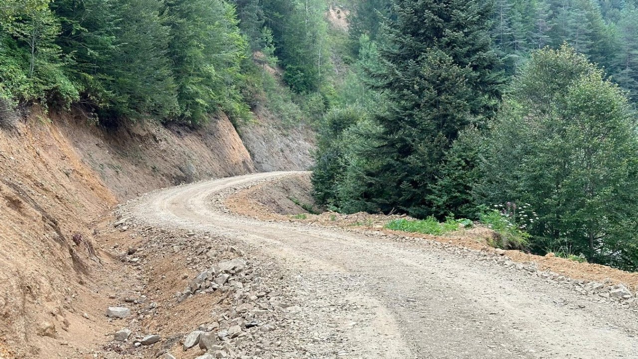 Gölyaka’da 20 kilometre orman yolu üst yapısı tamamlandı