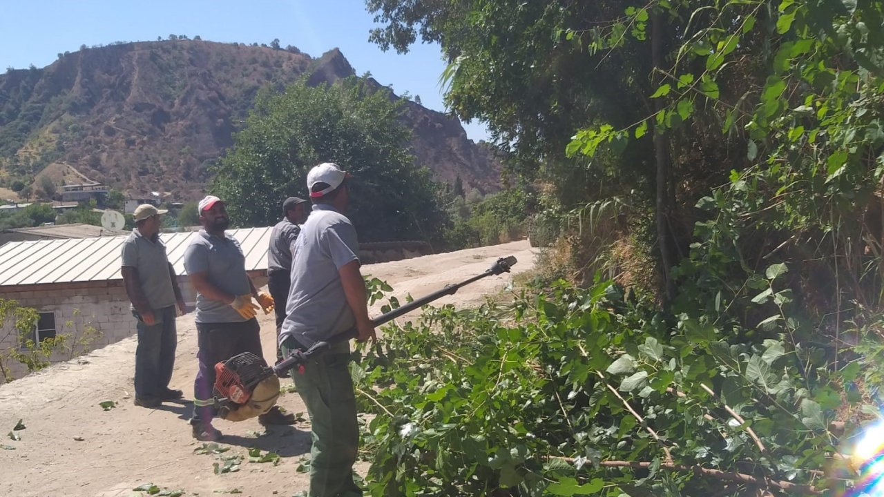 Nazilli’de çevre temizlik çalışmaları sürüyor