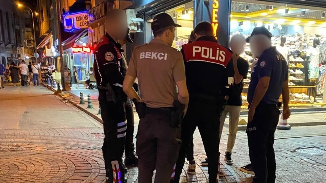 Polis ekipleri ’Barlar Sokağı’ ve çevresini denetledi