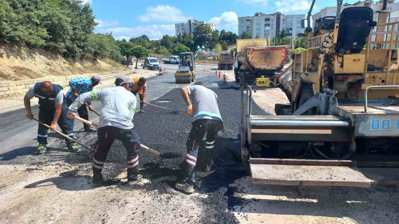 İlimtepe Mahallesi’ne 930 ton asfalt