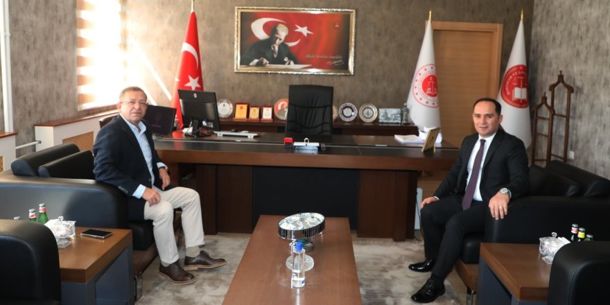 Vali Polat'tan Başsavcı Çepni'ye hayırlı olsun ziyareti