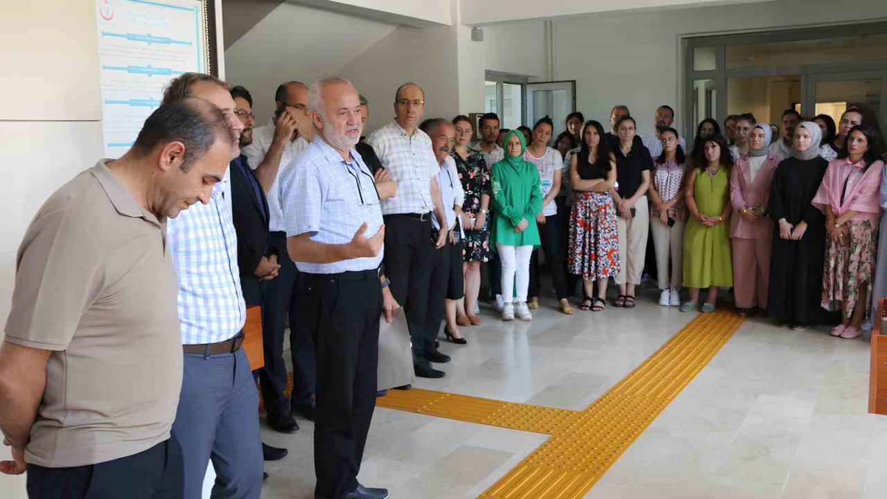 İl Sağlık Müdürü Öğütlü personelle vedalaştı