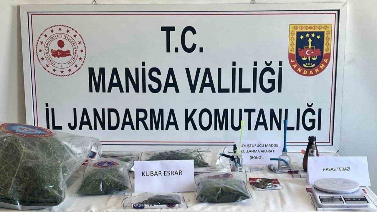 Manisa’da jandarmadan uyuşturucu operasyonu