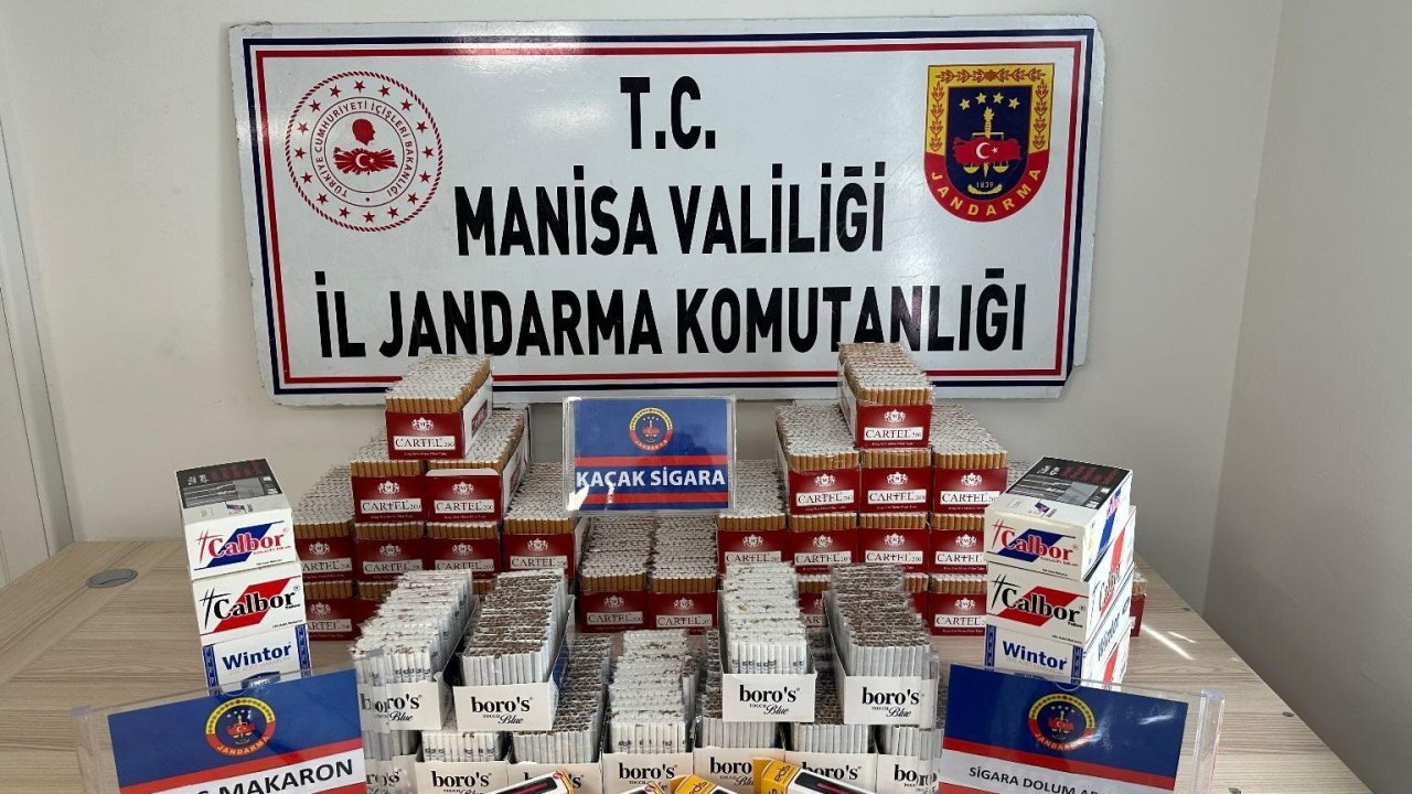 Manisa’da kaçak sigara operasyonu: İşyerinden 11 bin sarma sigara çıktı