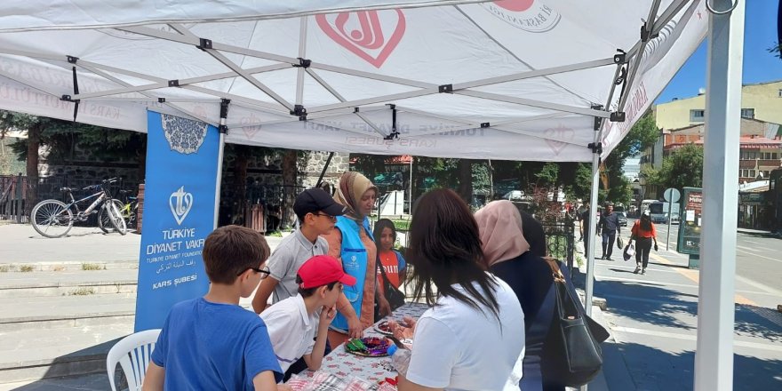 Kars'ta Filistin Farkındalık Standı Açıldı